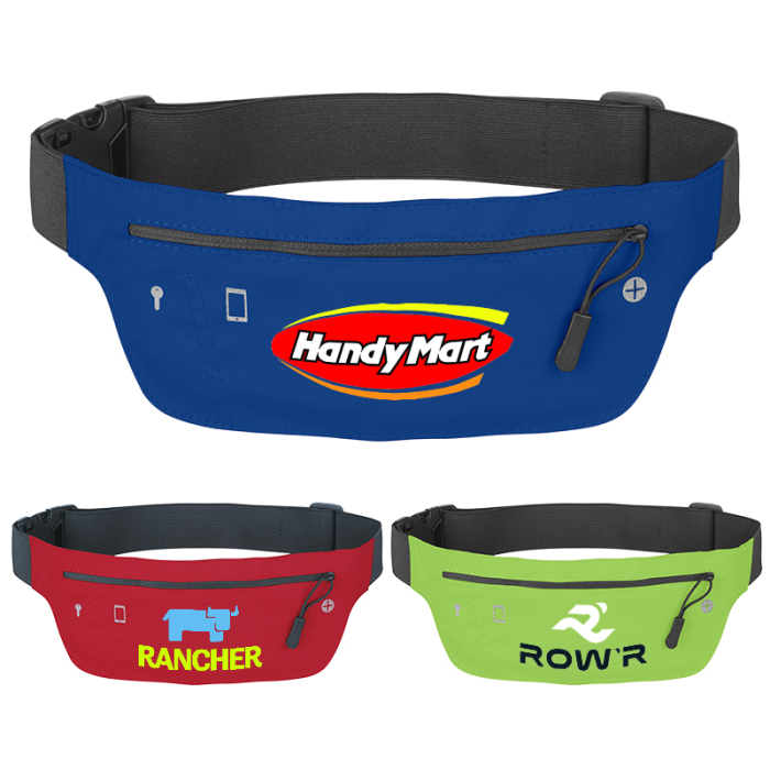 Custom Imprinted Lycra Running Belt Fanny Packs