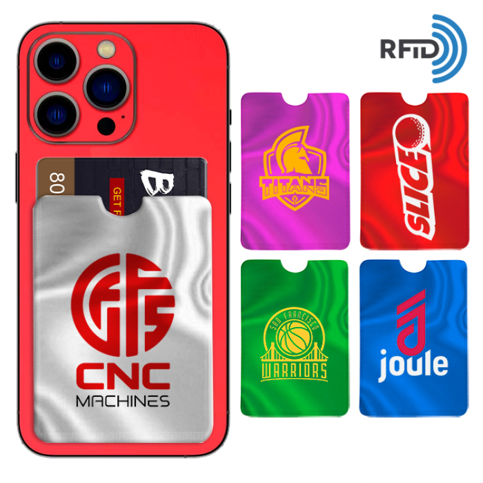 Custom Printed RFID Data Blocking Phone Wallets