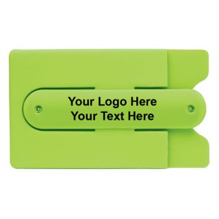 Silicone Phone Wallet / Stand with 4 Colors