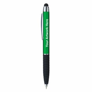 Printed Metallic Cool Grip Stylus Pen with 7 Colors