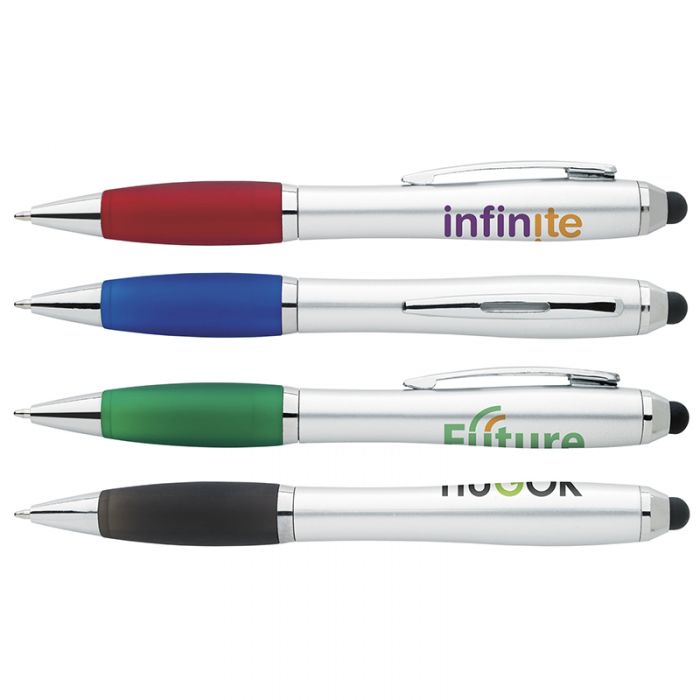 Promotional Ion Silver Stylus Pens