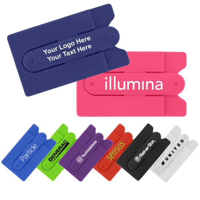 Custom Imprinted Toca Wallets & Phone Stands with 8 Colors