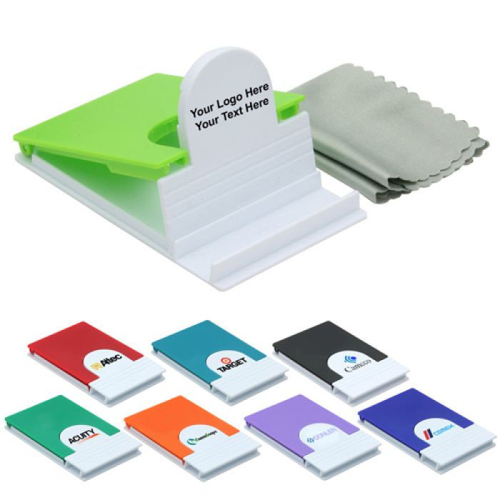 Customized Phone Holder with Microfiber Cloths