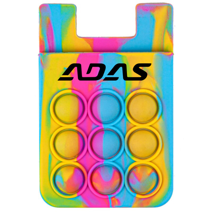 Custom Popper Stress Reliever Silicone Phone Wallets