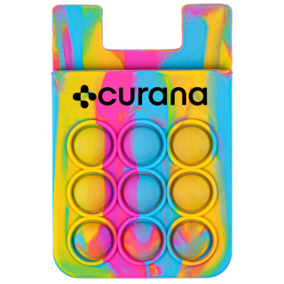 Popper Stress Reliever Silicone Phone Wallets