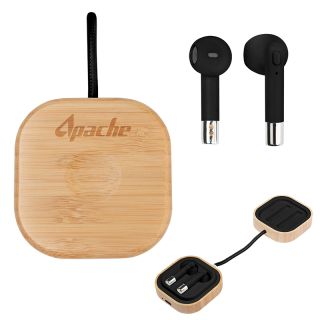 Bamboo Wireless Earbuds and Watch Charger