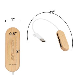 Dual Input Bamboo Hubs