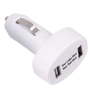 ized Dual USB Car Charger - 2 Colors