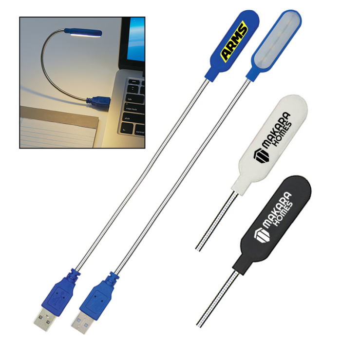 Customized USB White LED Flexi-Lights