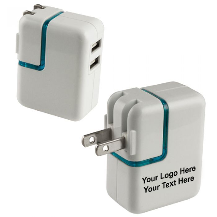 Logo Imprinted Kowak Universal Charger Adapters