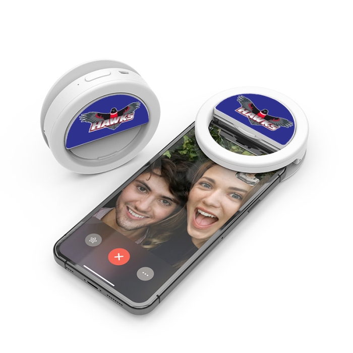 Promotional Powerstick Aura Clip-On Ring Lights and Camera Cover