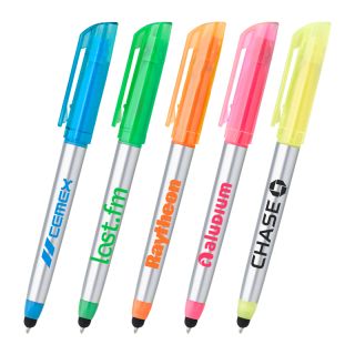 Trilogy Highlighter Stylus Pens