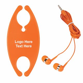 Printed Earbuds And Organizer Kit