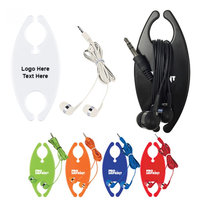 Custom Printed Earbuds And Organizer Kit