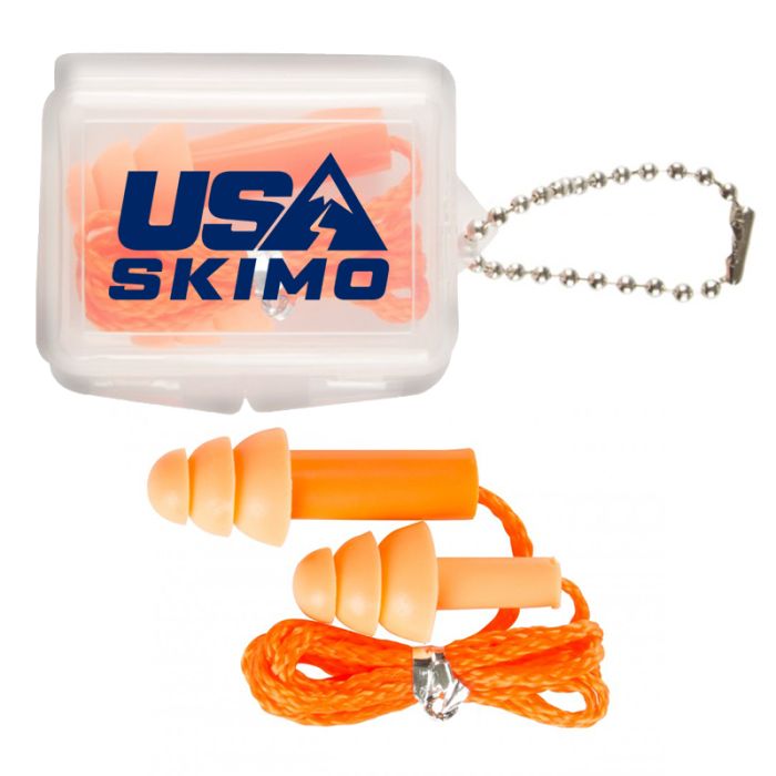 Custom Printed Silicone Ear Plugs with Strings