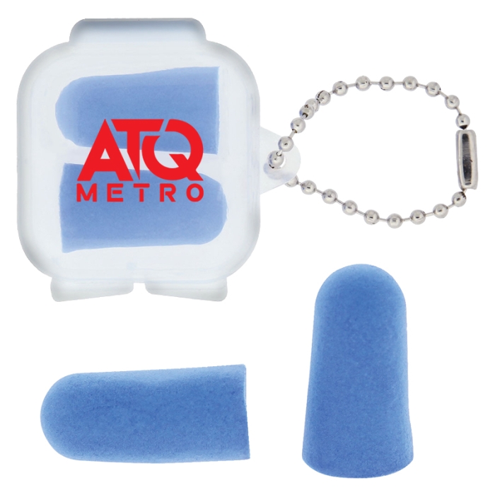 Custom Soft Foam Earplugs in Reusable Cases