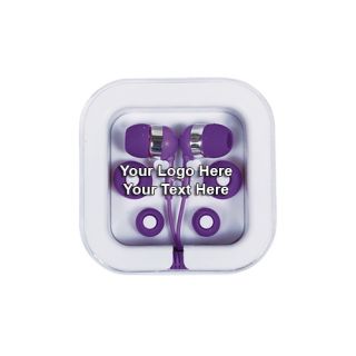ized Earbuds in Square Case