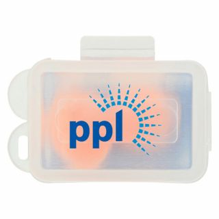 Silicon Earplugs with Nylon Cord and Clip Case