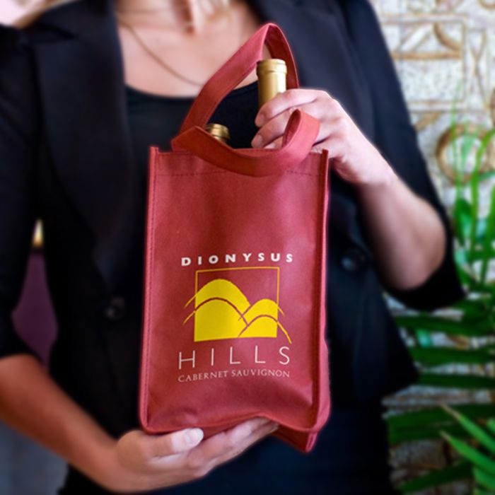 Customized Orchard Breeze 2-Bottle Wine Bags