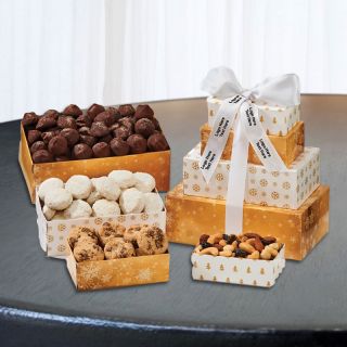 Gold Decadence Four Tier Towers