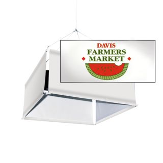 6' 4-Sided Hanging Banner Graphic Kit