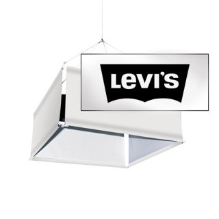 8' Logo 4-Sided Hanging Banner Graphic Kit
