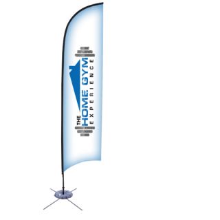 13' Single Sided Razor Sail Sign Kit with...