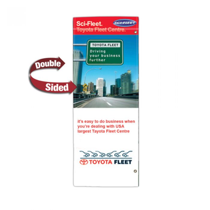 18 x 48 Inch Promotional Double-Sided Opaque Vinyl Boulevard Banners
