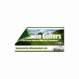 2' x 4' Logo Double-Sided Opaque Vinyl Banners
