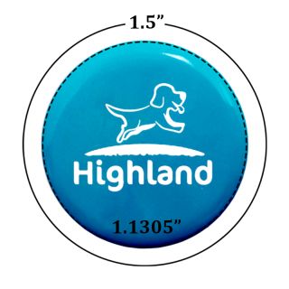 1.5 Inch Round 1-Piece Buttons