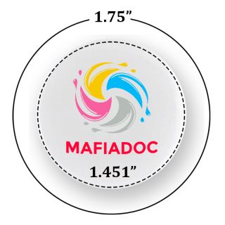 1.75 Inch Round 1-Piece Buttons