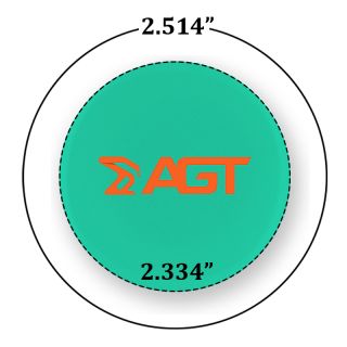 2.5 Inch Round 1-Piece Buttons