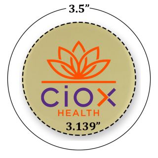 3.5 Inch Round 1-Piece Buttons
