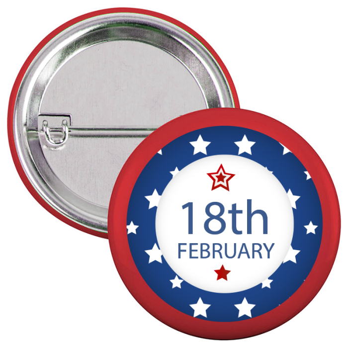Promotional 2.25 Inch Round Safety Pin Buttons