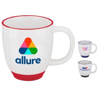 14 Oz Two-Tone Bistro Mugs