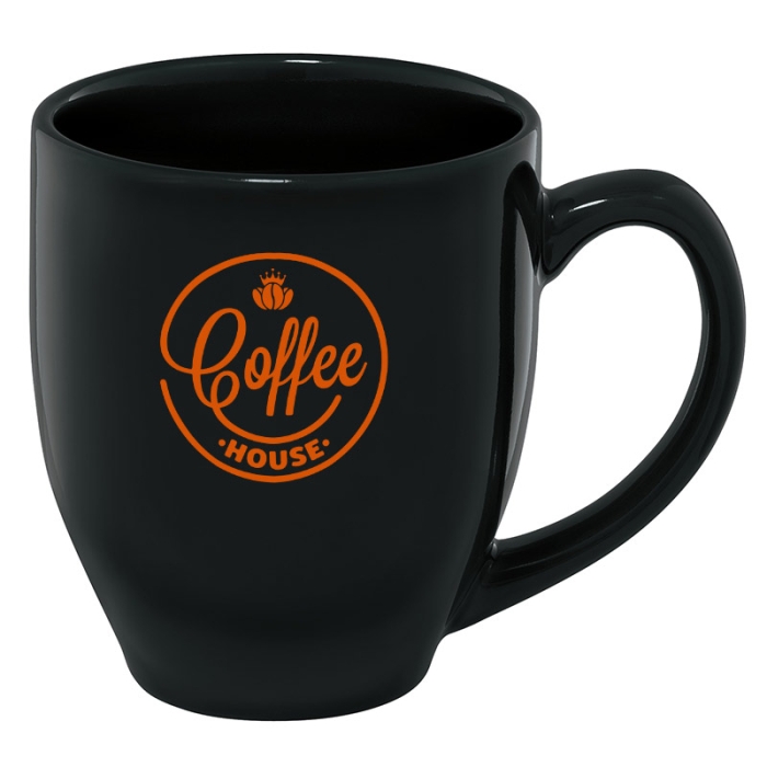 15 Oz Custom Printed Shiny Bistro Mugs