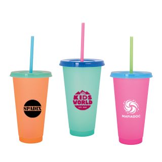 24 Oz Ronnie Color Changing Tumblers