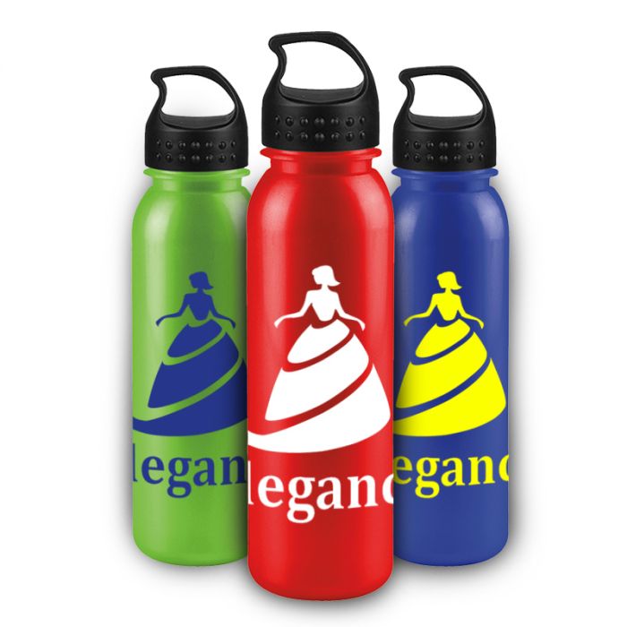 24 Oz Imprinted Terrain Metalike Bottles