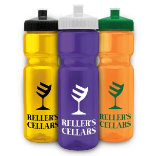 28 Oz Champ Transparent Color Bottles