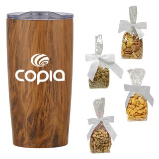 Printed 20 Oz Woodtone Himalayan Tumblers with Stuffer