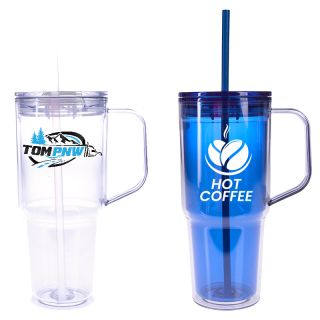 30 Oz Clair Recycled Acrylic Travel Tumblers
