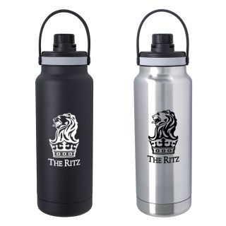 33 Oz Energetic Vacuum Sport Bottles with Hanger
