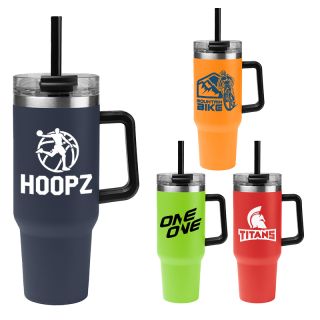 Printed 40 Oz Kool Pak Stainless Steel Tumblers