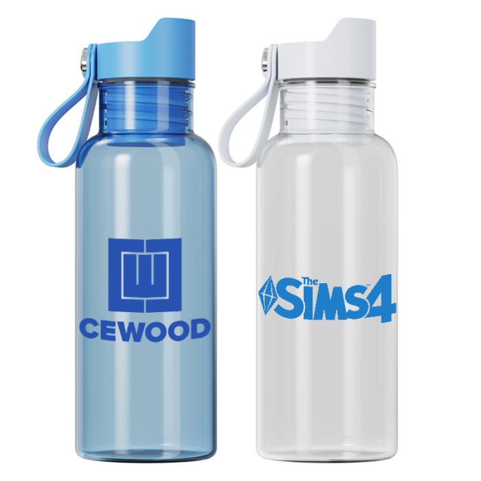 Custom Imprinted Lagoon 20 Oz RPET Bottles