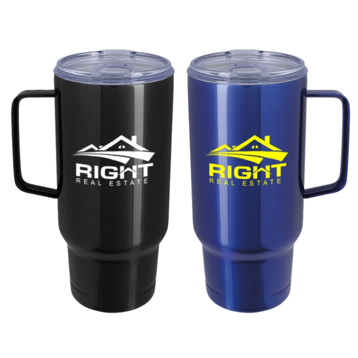 Custom Printed 30 Oz Handle Tumblers