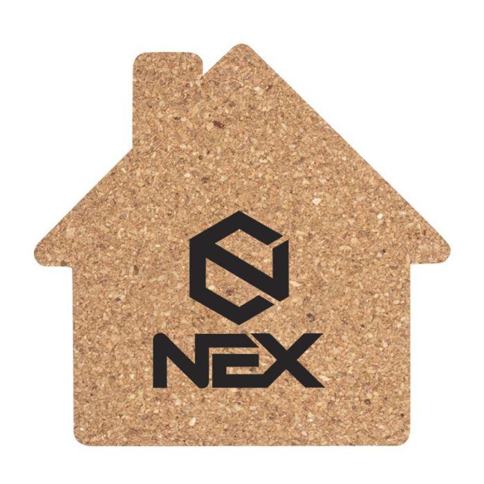 Custom Printed House Cork Coasters