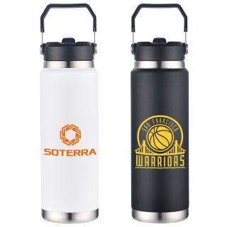 Printed Senago 30 Ounce Vacuum Insulated Stainless Steel...