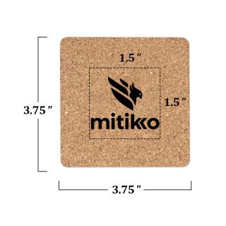 Printed Square Cork Coasters