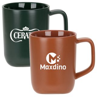 Marzano 18 Ounce Recycled Ceramic Mugs