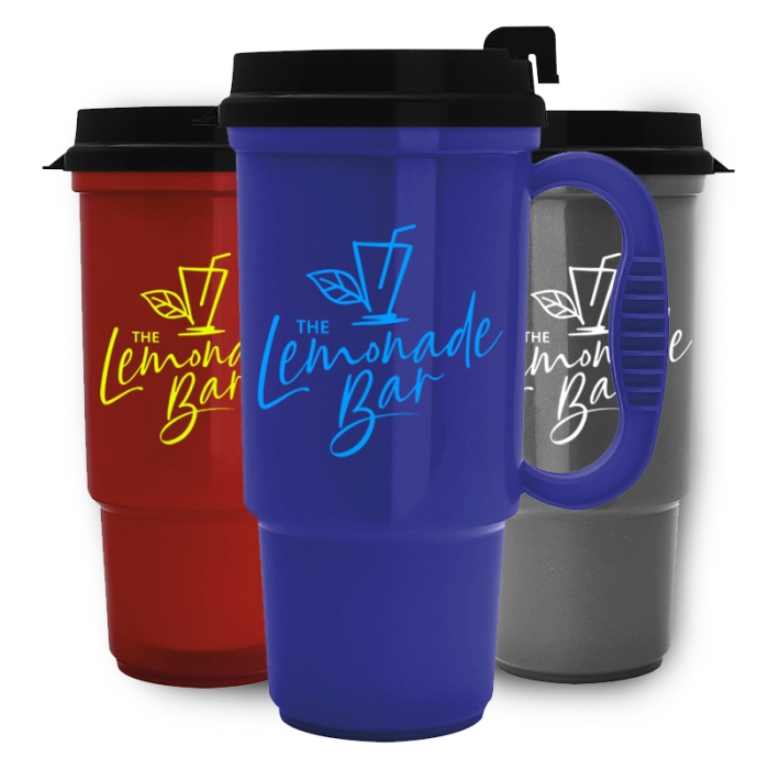 Promotional Budget Traveler Mugs with Slider Lid